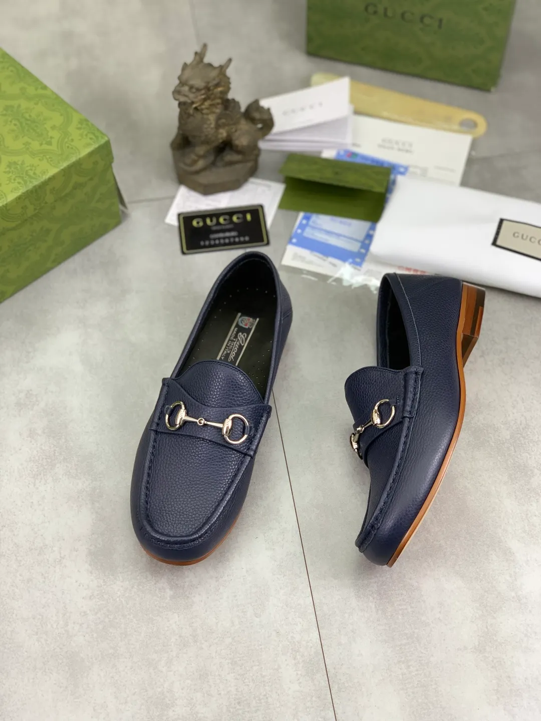 Men's men's shoes 💰P540 [New style] Water-dyed cowhide 💰💎💎💎 [Gucci] Gucci high-end men's formal business leather shoes, original order 1:1 authentic goods! Original imported high-end washed calfskin, original metal buckle, imported first-layer cowhide lining for feet, original outsole, men's shoe size: 38-44, multiple colors available